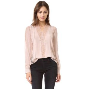 Alice and Olivia Robbie Lace Blouse